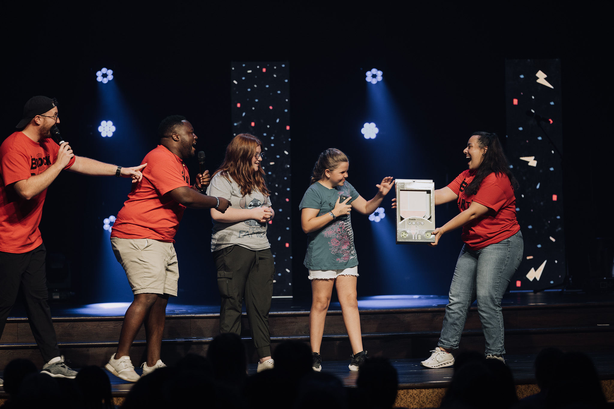 Adult leaders volunteering